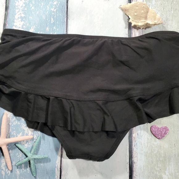 SOLD ECO SWIM Swimsuit Bikini Bottom Sz 12 black - Picture 4 of 8